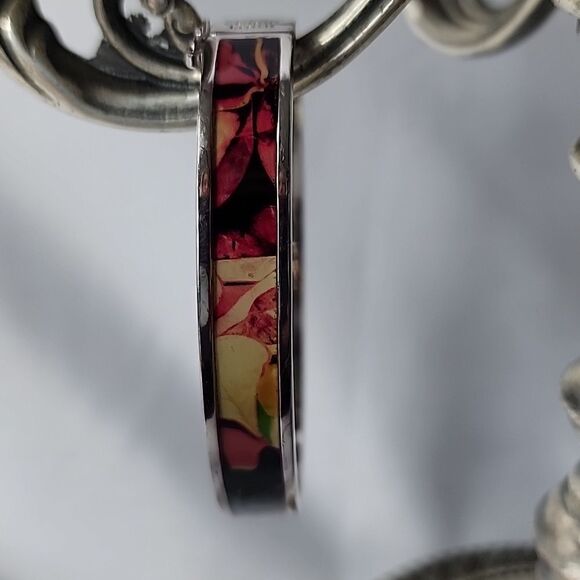 Christian Lacroix Colorful Hinged Bracelet With Safety - Picture 5 of 15